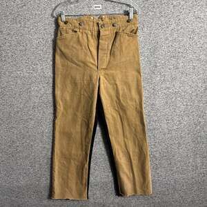 Wah Maker Men's Size 30 Brown / Black Saddle Trouser Frontier Pants Notched